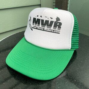 MWR Maui Wave Riders Green Trucker Hat
